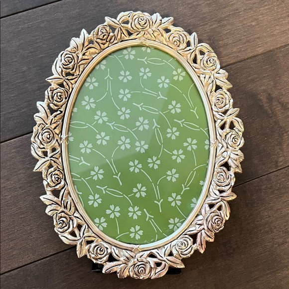 Metal Roses Picture Frame Vintage - Picture 4 of 8